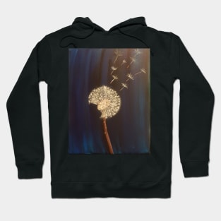 Dandelion dreams flying away Hoodie